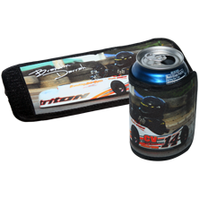 New can wrap allows for a bigger image surface. Great for a company logo or your favorite photo!